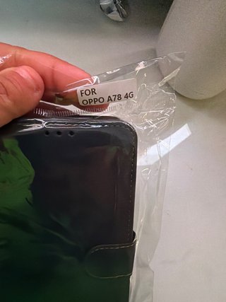 Custodia Oppo A78 4G Nero