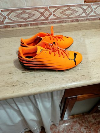 Botas de fútbol Puma Naranja