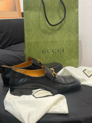 Mocasines Gucci Horsebit Piel Talla 7 (41)