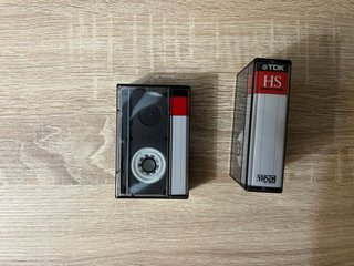 Videocámara Panasonic RX1 VHS-C + Adaptador