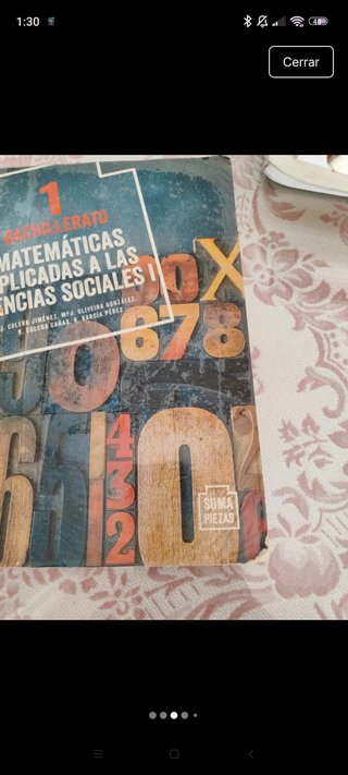 Matemáticas aplicadas 1 bachillerato