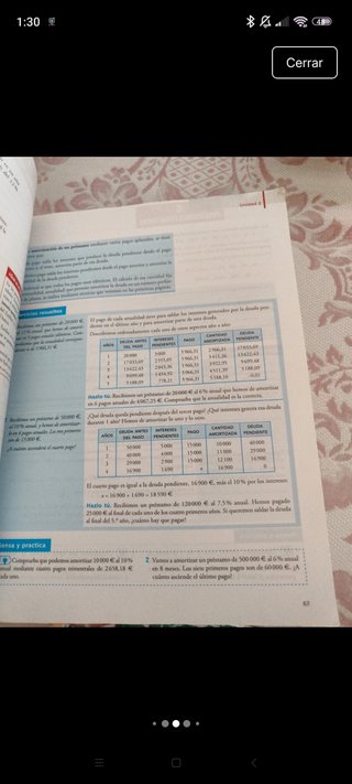 Matemáticas aplicadas 1 bachillerato
