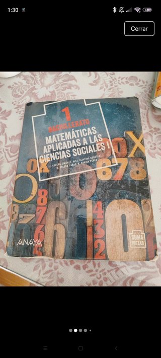 Matemáticas aplicadas 1 bachillerato