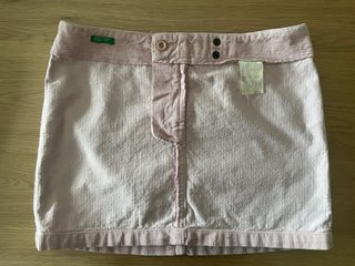 Falda pana Benetton rosa t.40