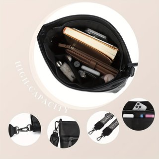 Bolso bandolera GLADDON negro
