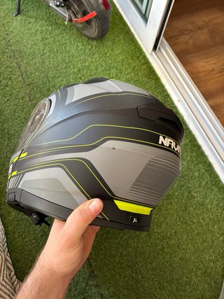 Casco Integral Nava Negro y Amarillo