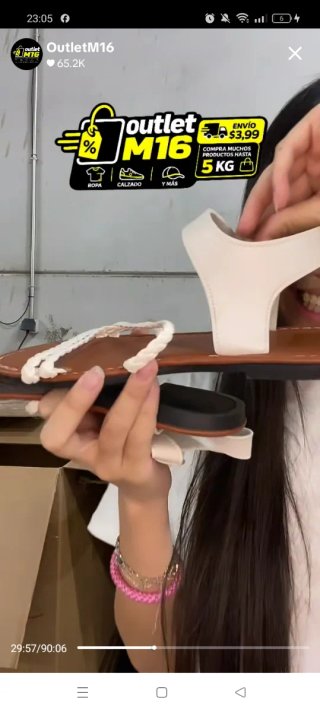 Sandalias blancas Talla 35