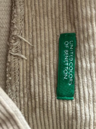 Falda Benetton pana beige Talla 42