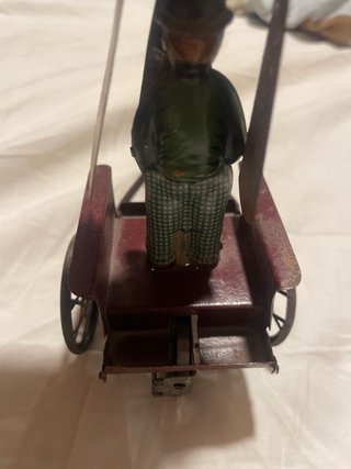 Juguete Vintage Carro con Caballo