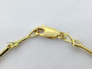 pulsera oro 18k con piedra con circonita