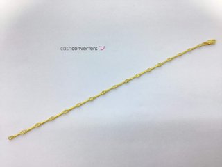 pulsera oro 18k con piedra con circonita