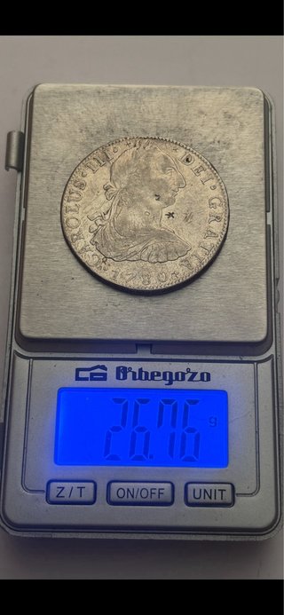 8 Reales 1780 (MBC/MBC-) México Carlos III