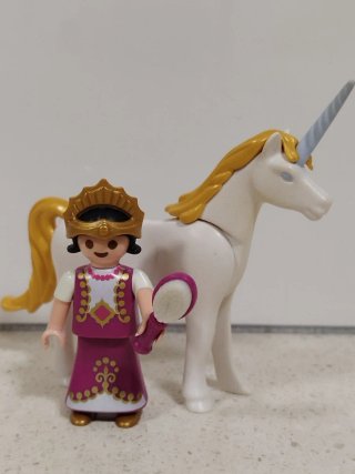 Playmobil 4645 Niña Princesa Unicornio Castillo