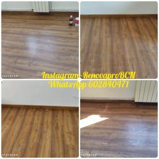 Instalación profesional de parquet laminado, SPC