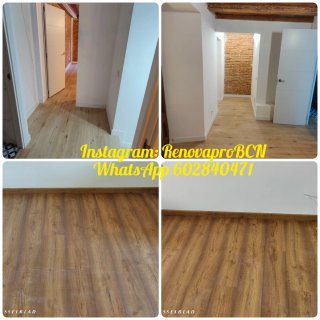 Instalación profesional de parquet laminado, SPC