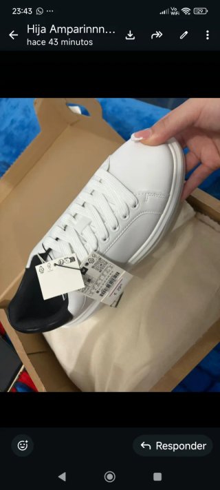 Zapatillas Zara blancas
