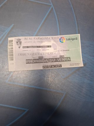 Lote Entradas Antiguas Real Zaragoza