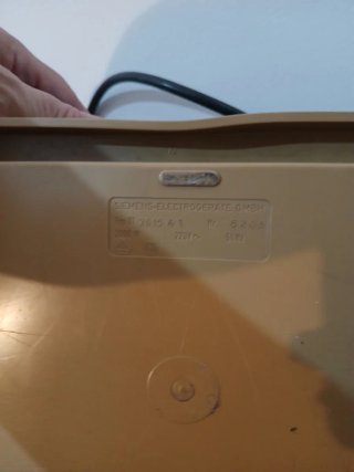 Stufetta elettrica Siemens vintage