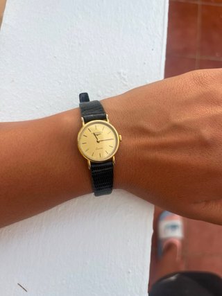 Reloj Longines Dama Oro y Negro