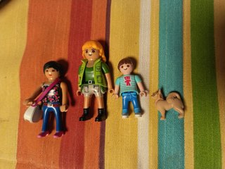 Lote playmobil Parque, Guardería y cuidadora Perro
