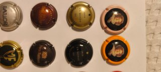 Lote 25 Chapas Champagne y Cava