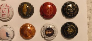 Lote 25 Chapas Champagne y Cava