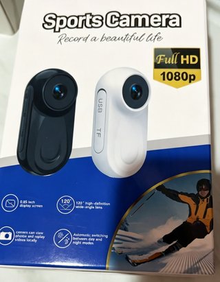 SIN ABRIR Cámara Deportiva 1080P 0.85 Inch