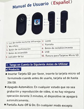 SIN ABRIR Cámara Deportiva 1080P 0.85 Inch
