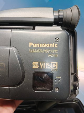 Maletin con Videocámara PANASONIC MS50, con 3 batt. y accesorios, para piezas, no funciona