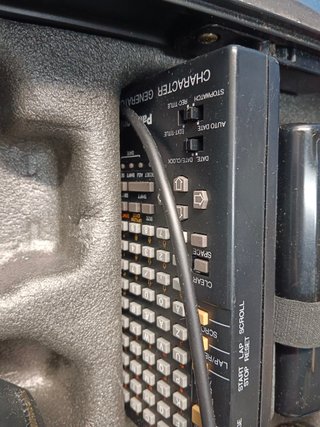 Maletin con Videocámara PANASONIC MS50, con 3 batt. y accesorios, para piezas, no funciona