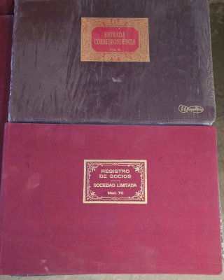 Antiguos libros contabilidad empresas