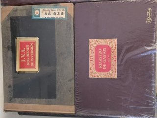 Antiguos libros contabilidad empresas