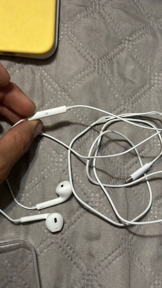 Auriculares iPhone Lightning con cable. Trae funda