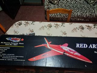 Avión RC Jet Rojo