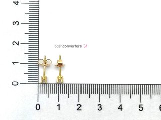 pendientes oro 18k con piedra con diamante