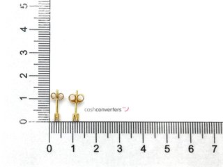 pendientes oro 18k con piedra con diamante