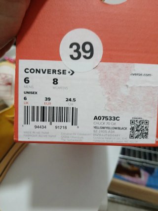Converse Chuck Taylor effetto vintage Tg 39