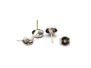 pendientes oro 18k con circonita