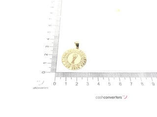 colgante oro 18k con piedra con circonita