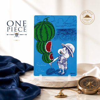 Carta Luffy Sandía One Piece
