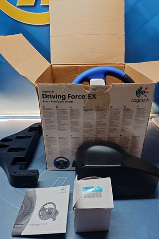 Volante Logitech Driving Force EX PS2