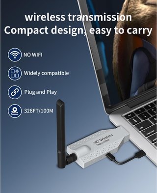 Transmisor HDMI Inalámbrico + 2 Receptores