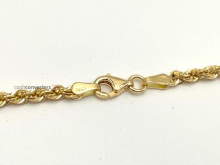 cadena oro 18k 23cm