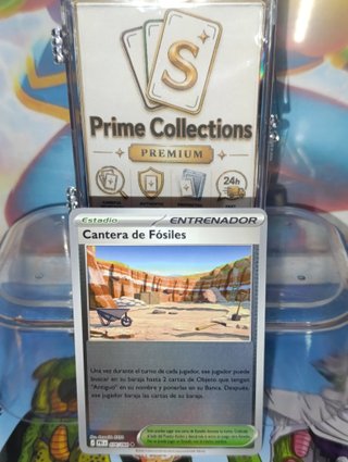 Carta Pokémon: Estadio Cantera de Fósiles Reverse