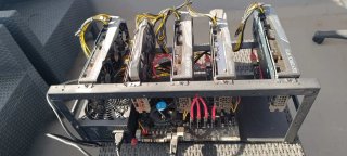 2 Rigs Minería GPU Gigabyte RX 6600 XT
