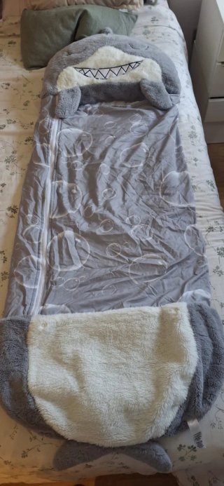 Saco dormir infantil tiburón y unicornio