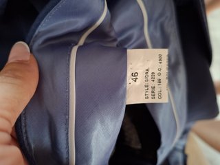 Traje de chaqueta azul