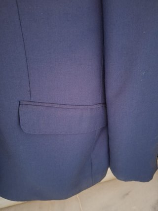Traje de chaqueta azul