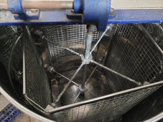 Centrifugadora de miel de acero inoxidable 4 panel