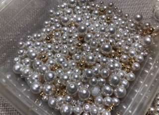 Lote de perlas de bisuteria Nuevas